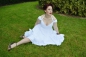 Preview: Hell Bunny Eveline Dress Sky Blue, Rockabilly, Petticoat
