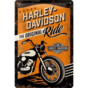 Blechschild 20x30cm - "Harley-Davidson - Original Ride"