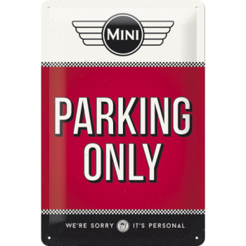 Blechschild 20x30cm - "Mini Parking Only"