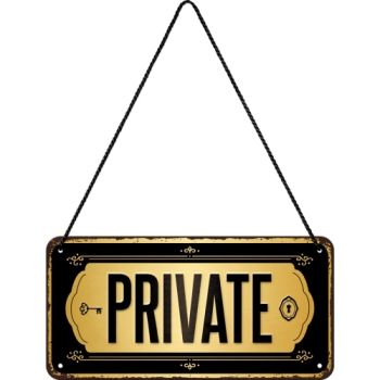Hängeschild - "Private"