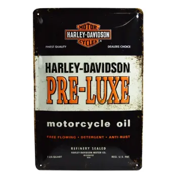 Blechschild 20x30cm - "Harley-Davidson - Premium Deluxe"