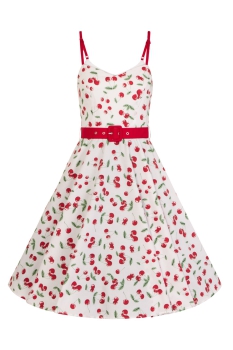 Hell Bunny Eveline Cherry, Rockabilly, Petticoat