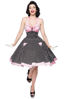 Belsira Polka Schwingkleid - Rosa