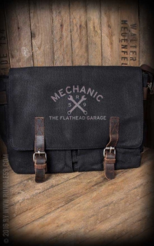 Rumble59 Canvas Workerbag - The Fleathead Garage - black