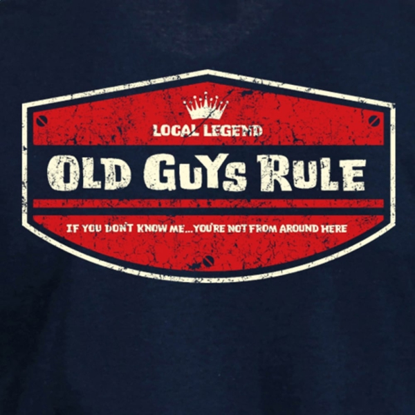 Old Guys Rule - Local Legend - Shirt - blau