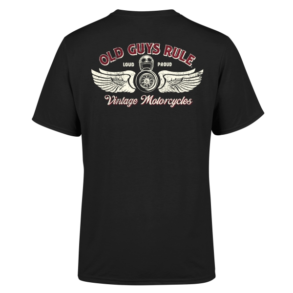 Old Guys Rule - Vintage Motorcycles - Shirt - Schwarz