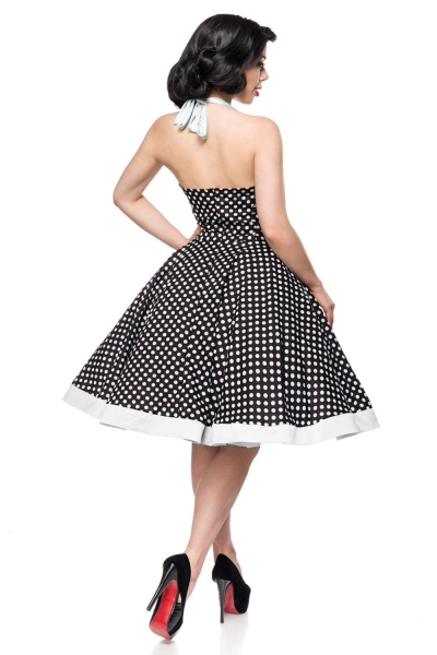 Belsira Polka Schwingkleid - Weiß