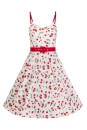 Hell Bunny Eveline Cherry, Rockabilly, Petticoat