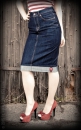 Rumble59 Perfect Pencil Skirt - Denim